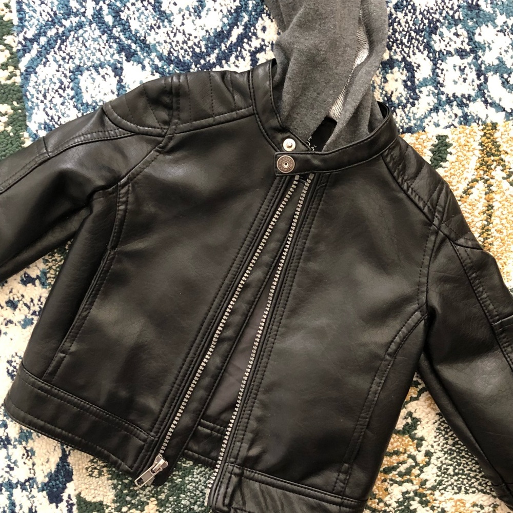 Irresistible Faux Leather Boys Jacket